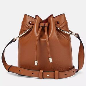 Christian Louboutin By My Side embellished textured-leather bucket bag